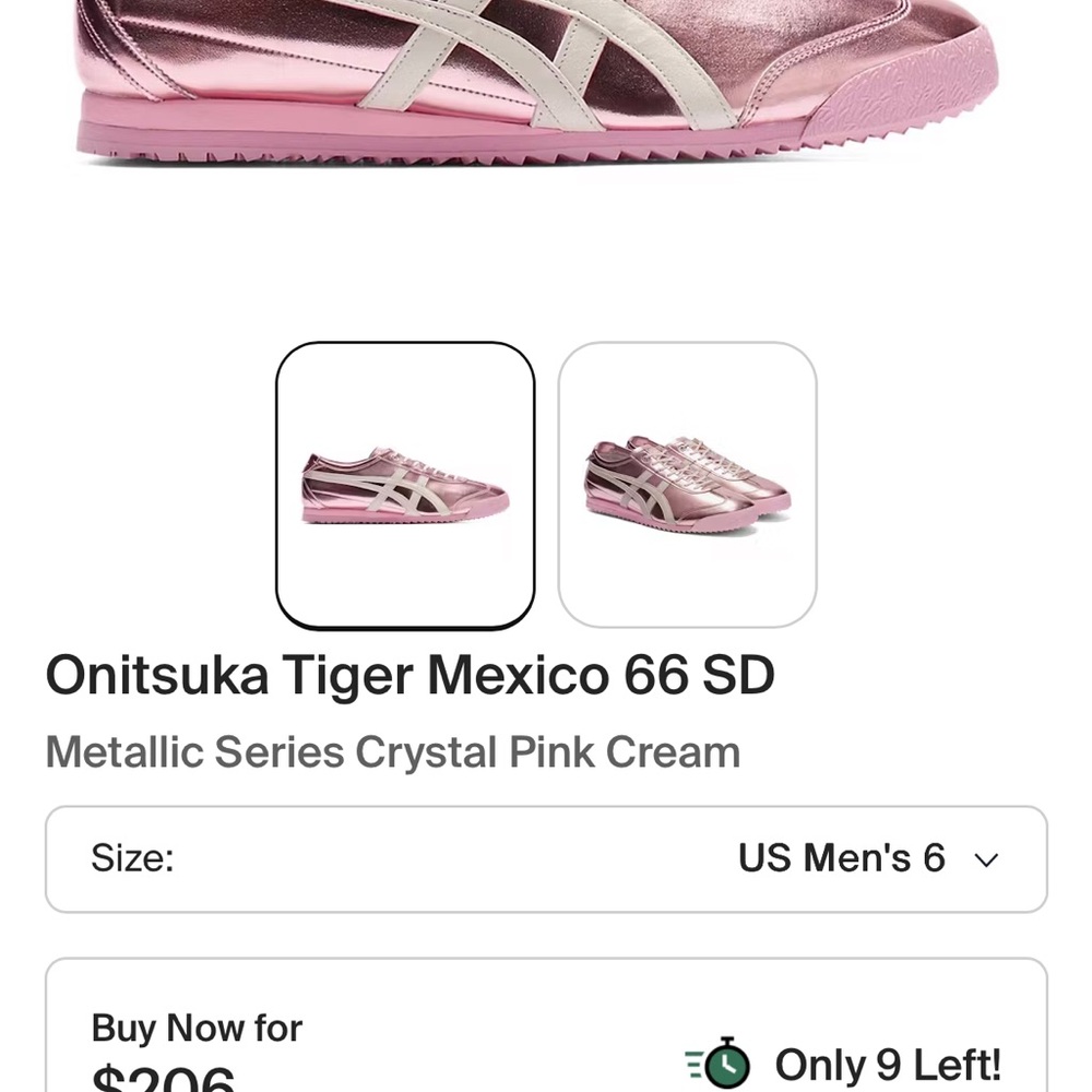 Onitsuka Tiger Mexico 66 SD Birch Silver Sneakers